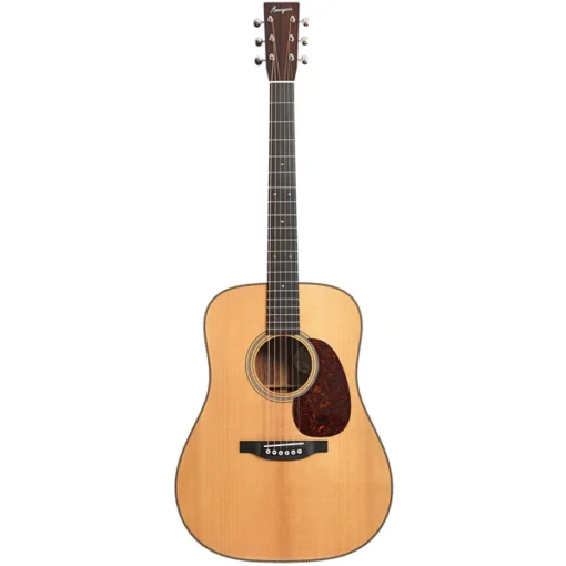 Guitare acoustique Dreadnought rouge Panama Bourgeois
