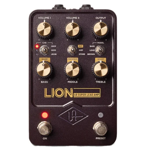 Pédale d'émulation d'ampli UAFX Lion '68 Super Lead avec Bluetooth